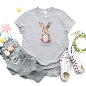💙 Be Hoppy Bunny Cozy T-Shirt