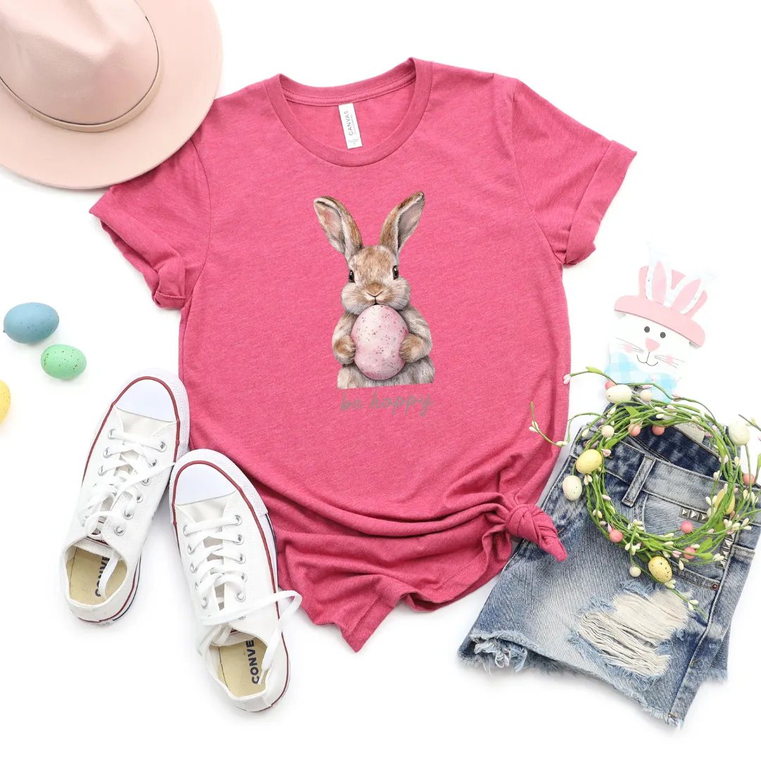 💙 Be Hoppy Bunny Cozy T-Shirt