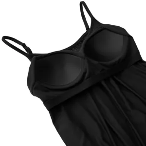 32 COOL Cami with Built-In Bra - Black