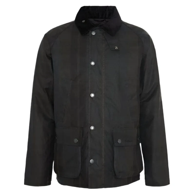 Barbour Modern Check Bedale Waxed Jacket In Dundee Tartan
