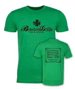 Benstein Grille St Patrick's Day Shirts, Men's T-Shirts Light Green. W/BEN Design