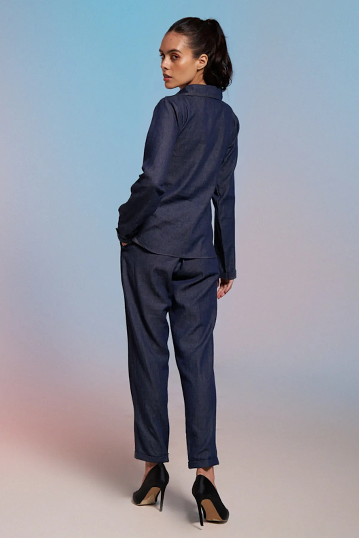 Blue Denim Shirt & Pants