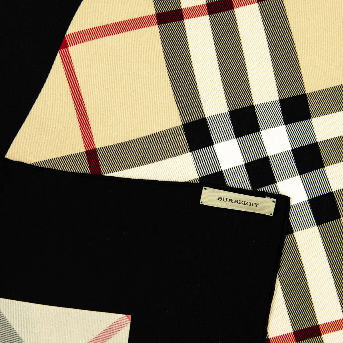 Burberry Check Silk Scarf