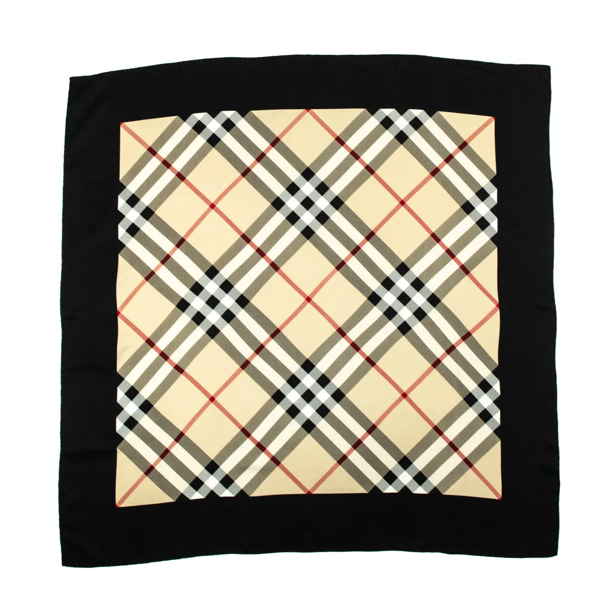Burberry Check Silk Scarf