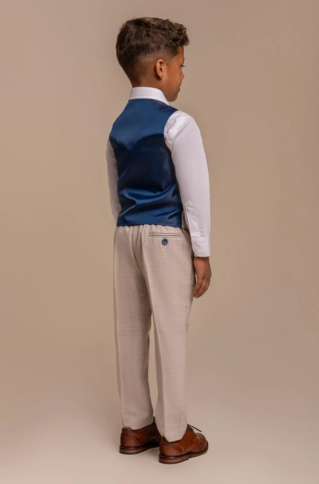 Cavani Boys Caridi Beige Suit