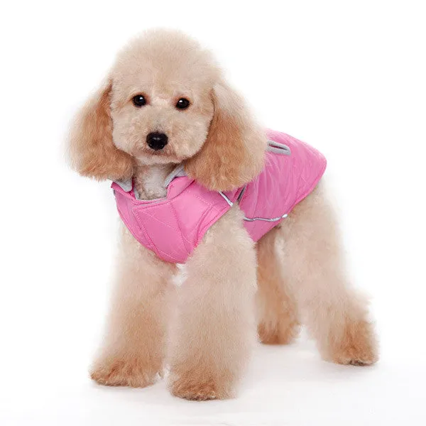 CITY PUFFER DOG JACKET PINK