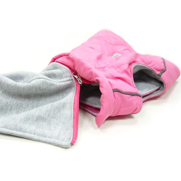 CITY PUFFER DOG JACKET PINK
