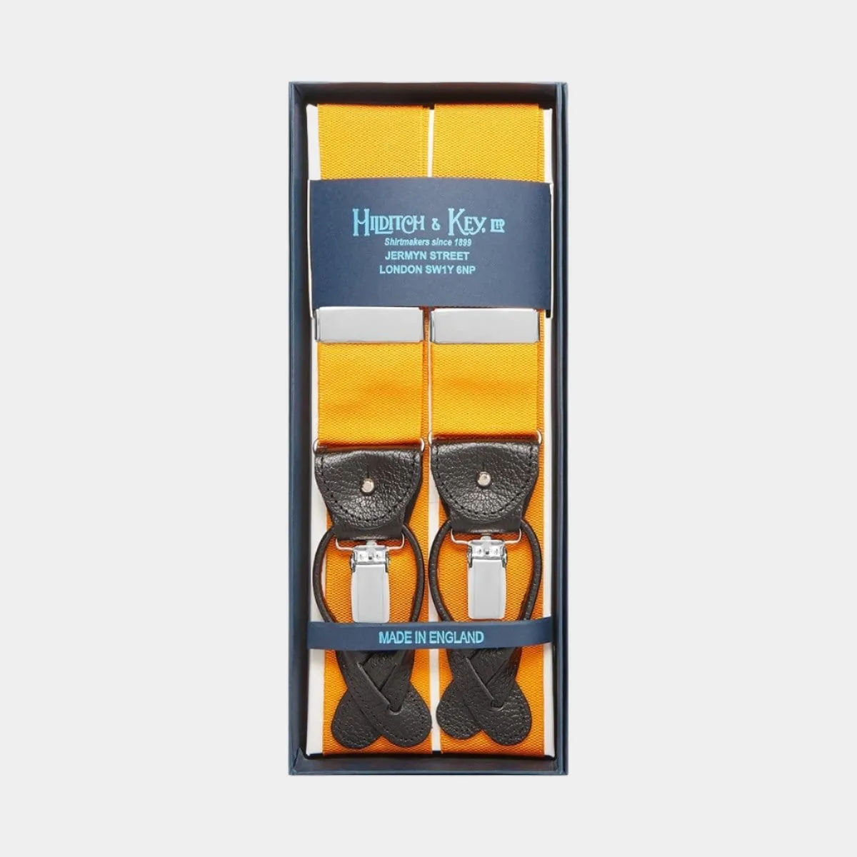 Classic Pumpkin Silk Barathea Braces