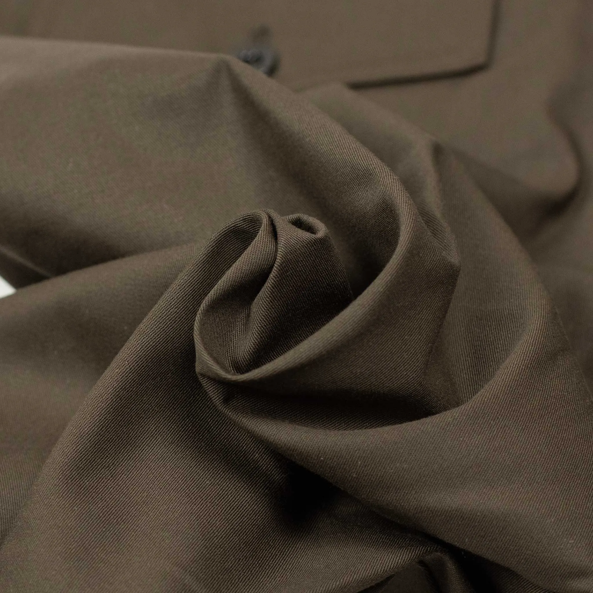 Comanche classic trousers in brown cotton twill (restock)