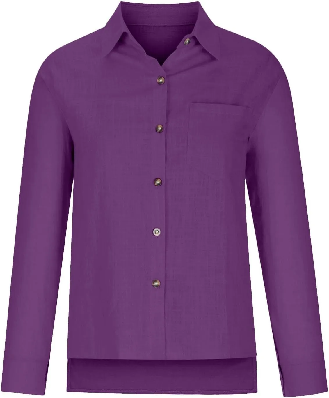 Cotton Linen Shirts for Women 3/4 Sleeve Button V Neck Blouses Summer Beach Holiday Gauze Loose Tunic Casual Y2k Tops