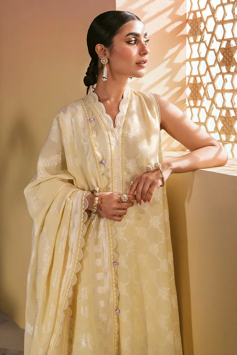 Cross Stitch Festive Eid Lawn Collection Vol-2 – SYLVAN GRIS-3PC COTTON JACQUARD SUIT