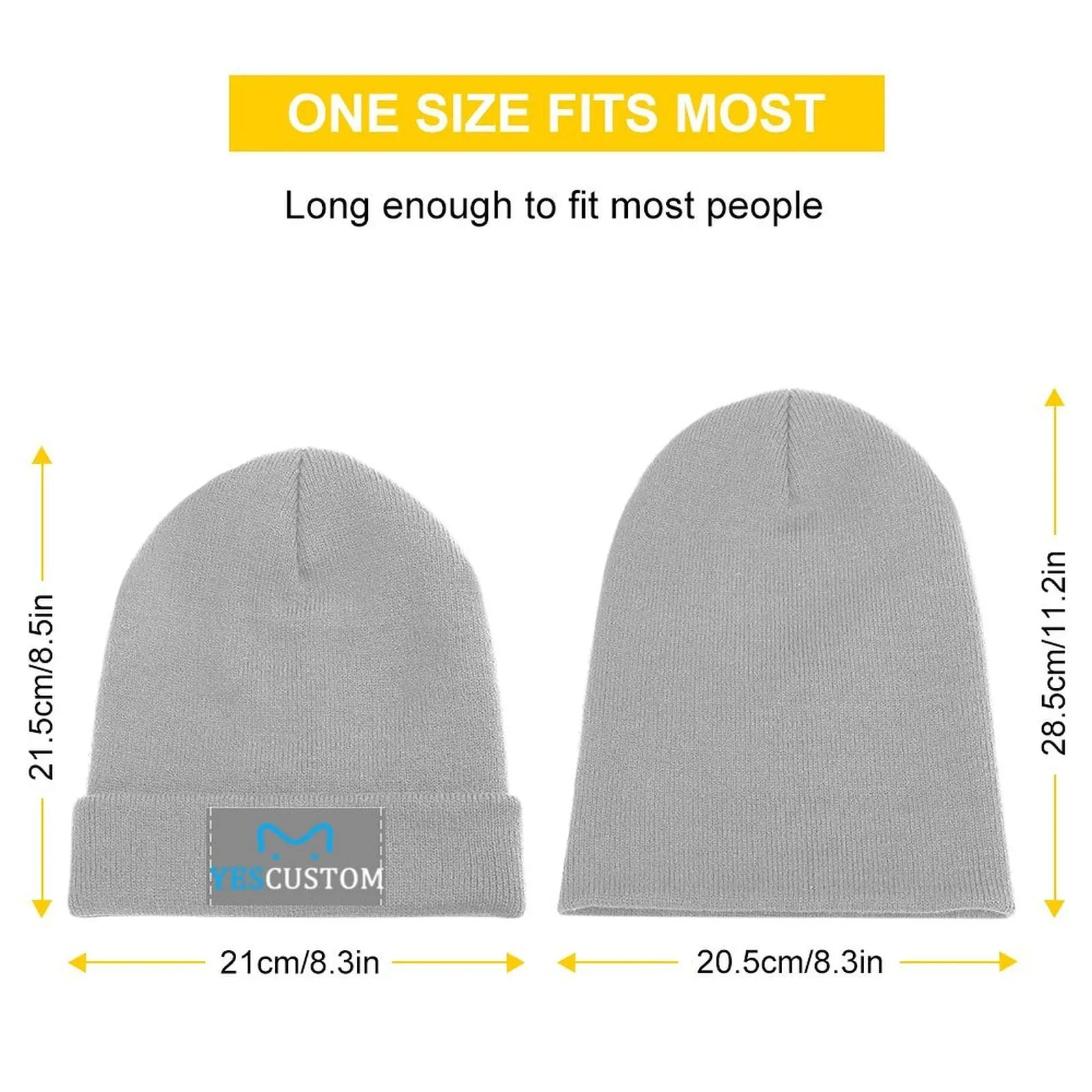 Custom Logo Warm Knitted Cap