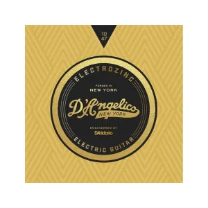 D'Angelico Electrozinc Strings, Jazz 10-47, X-Light-Wound Third String