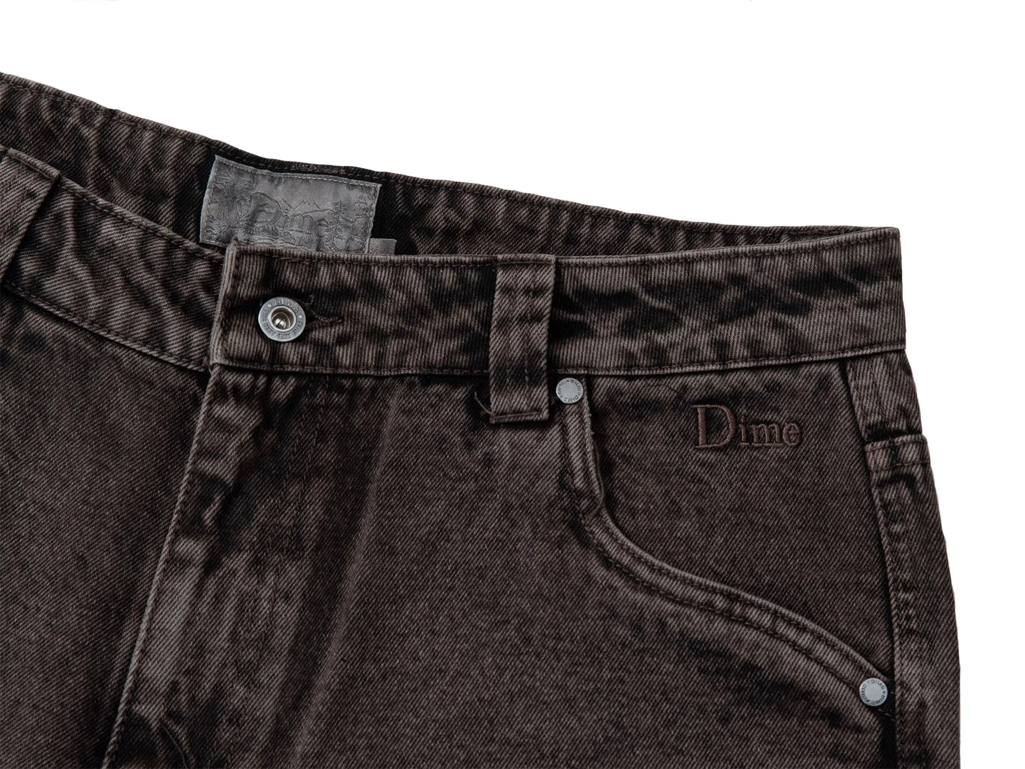 Dime Classic Relaxed Denim Pants 'Faded Brown'