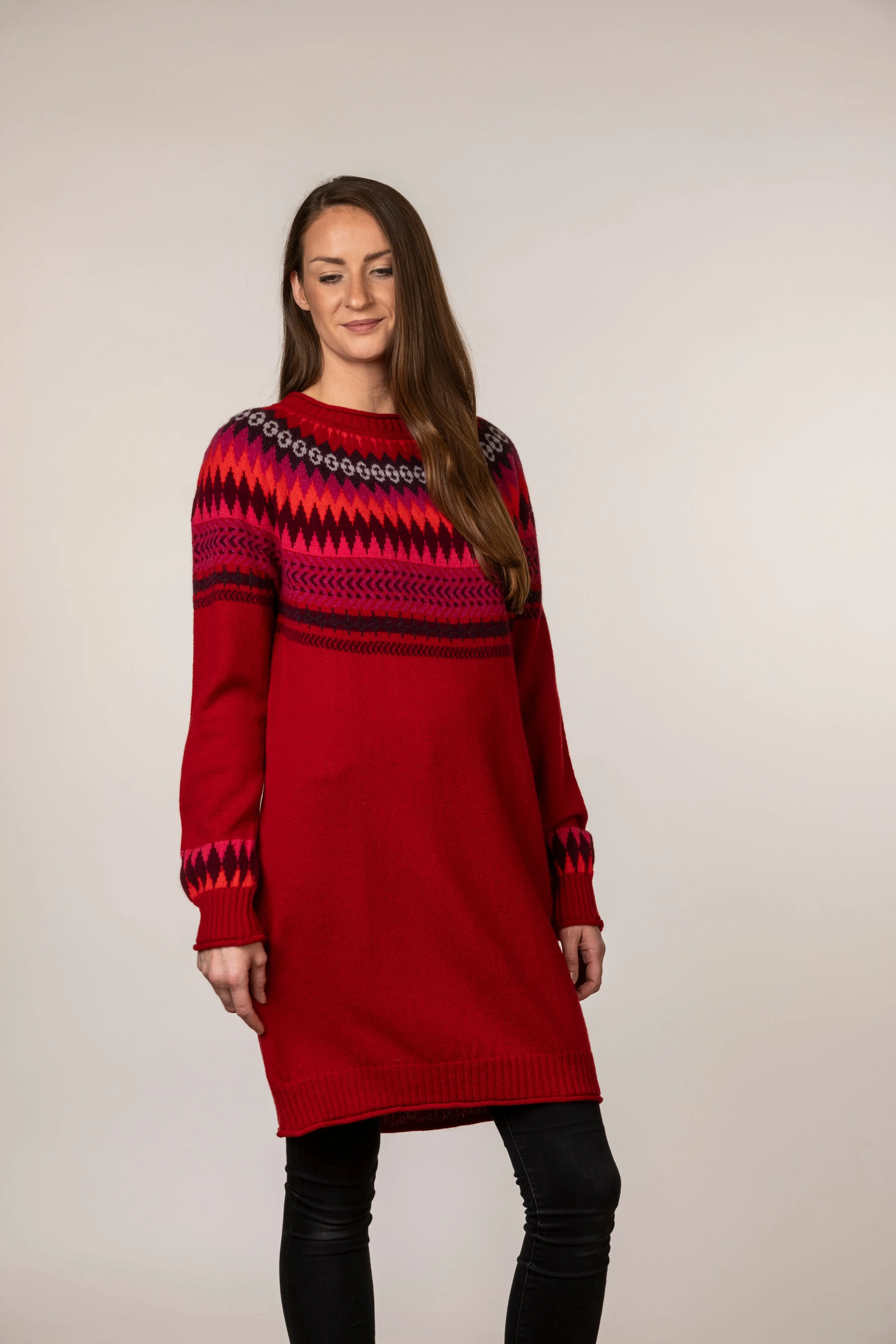 Eribe Cairngorm Dress in Rosehip