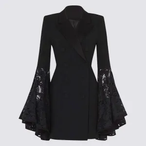 Evening Dress Lace Sleeve Blazer