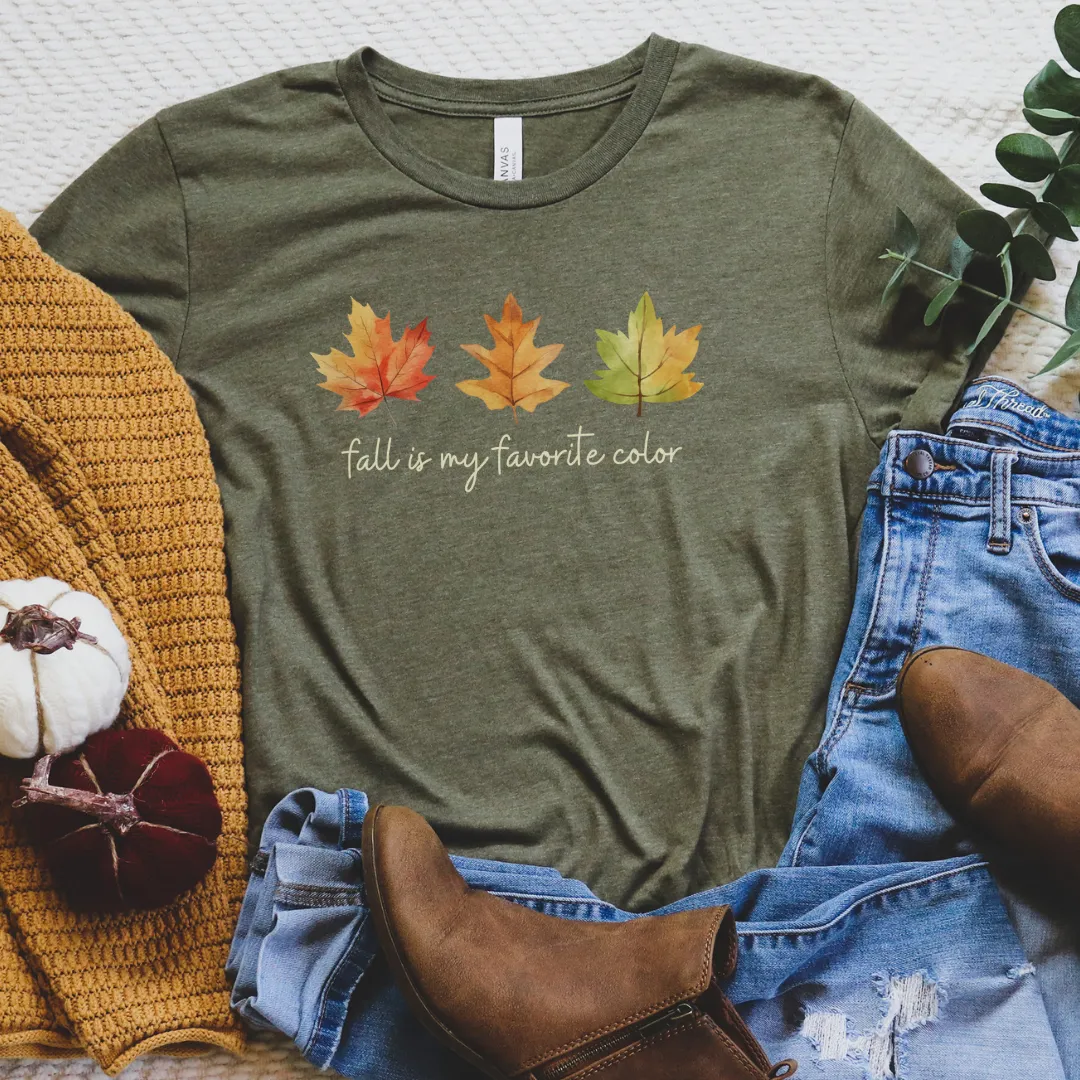 Fall is My Favorite Color Cozy T-Shirt