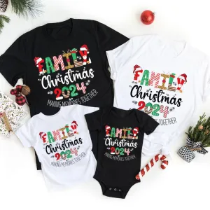 Family Christmas Making Memories Dad T-shirt - Black