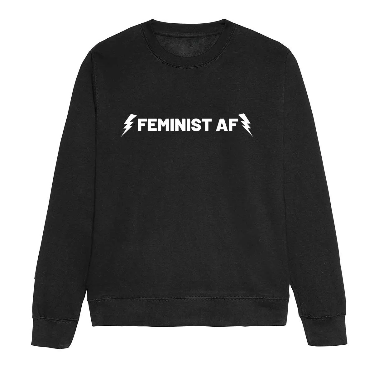 Feminist AF Lightning Feminist Sweatshirt