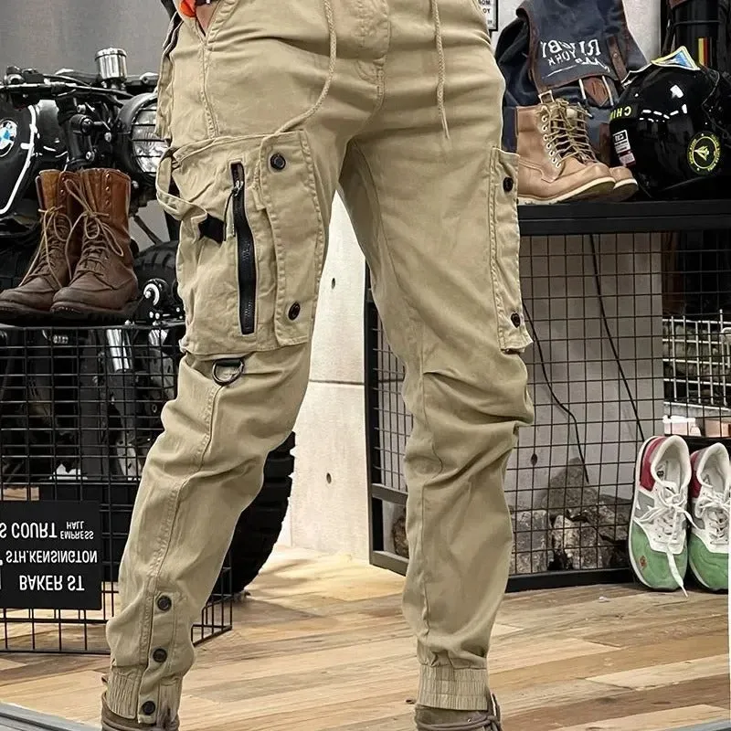FERGUS | STRETCH CARGO TROUSERS WITH SPANDEX