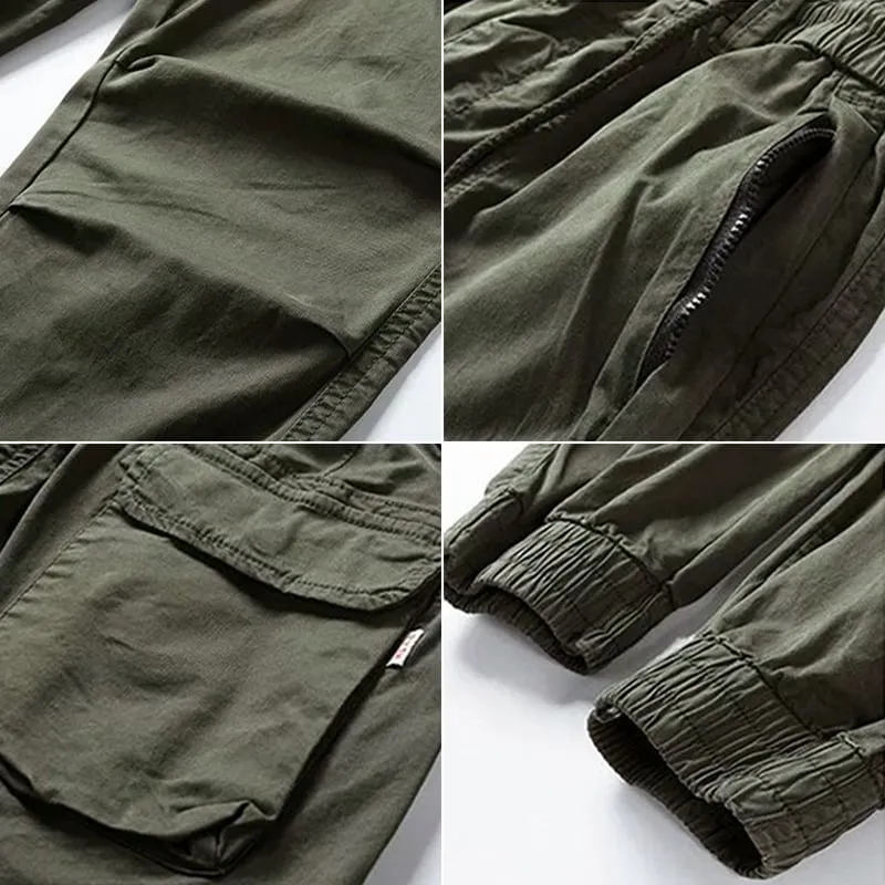 FERGUS | STRETCH CARGO TROUSERS WITH SPANDEX