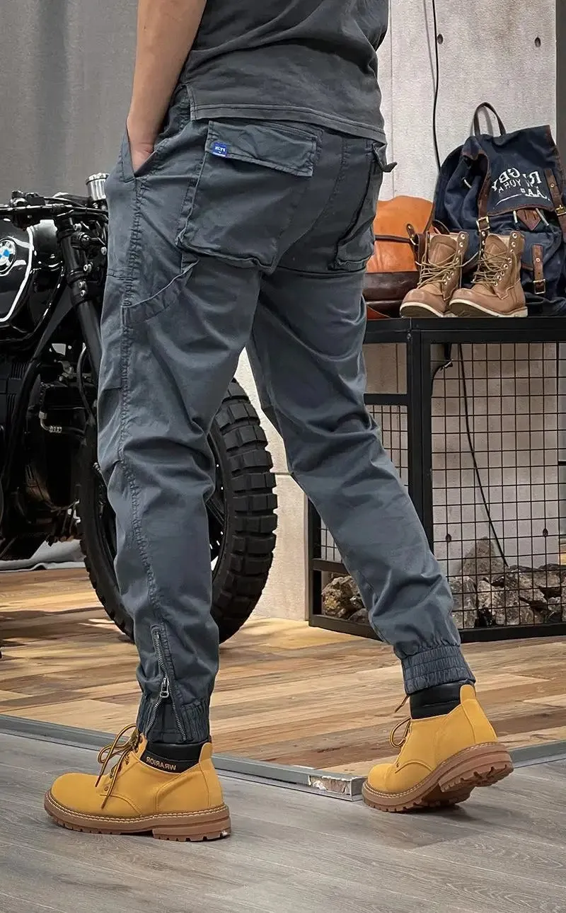 FERGUS | STRETCH CARGO TROUSERS WITH SPANDEX