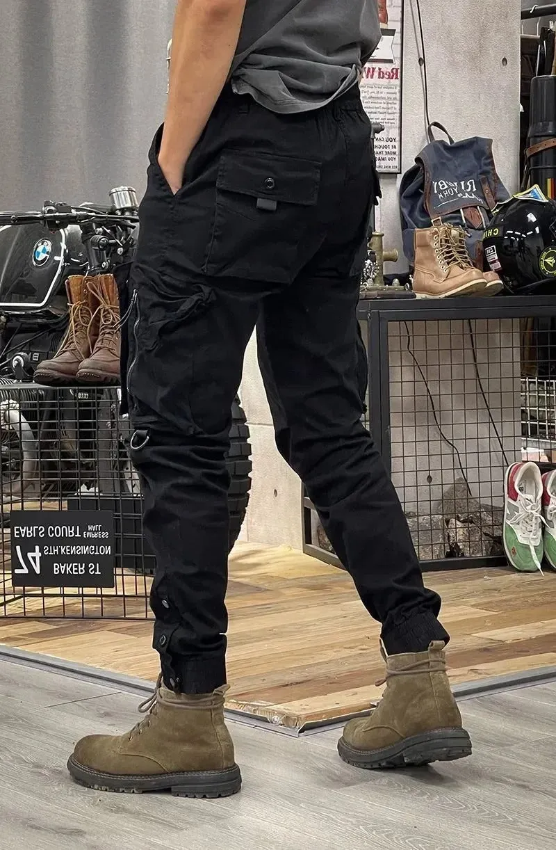 FERGUS | STRETCH CARGO TROUSERS WITH SPANDEX
