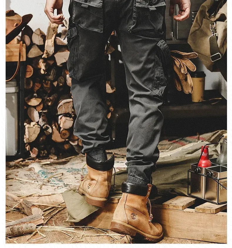 FERGUS | STRETCH CARGO TROUSERS WITH SPANDEX