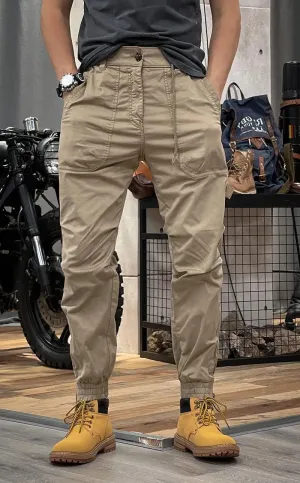 FERGUS | STRETCH CARGO TROUSERS WITH SPANDEX