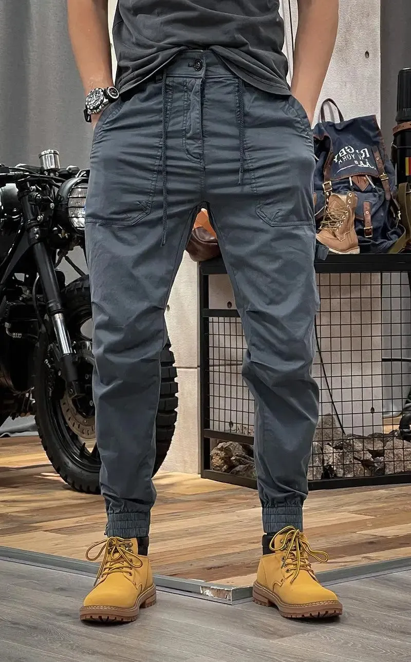 FERGUS | STRETCH CARGO TROUSERS WITH SPANDEX