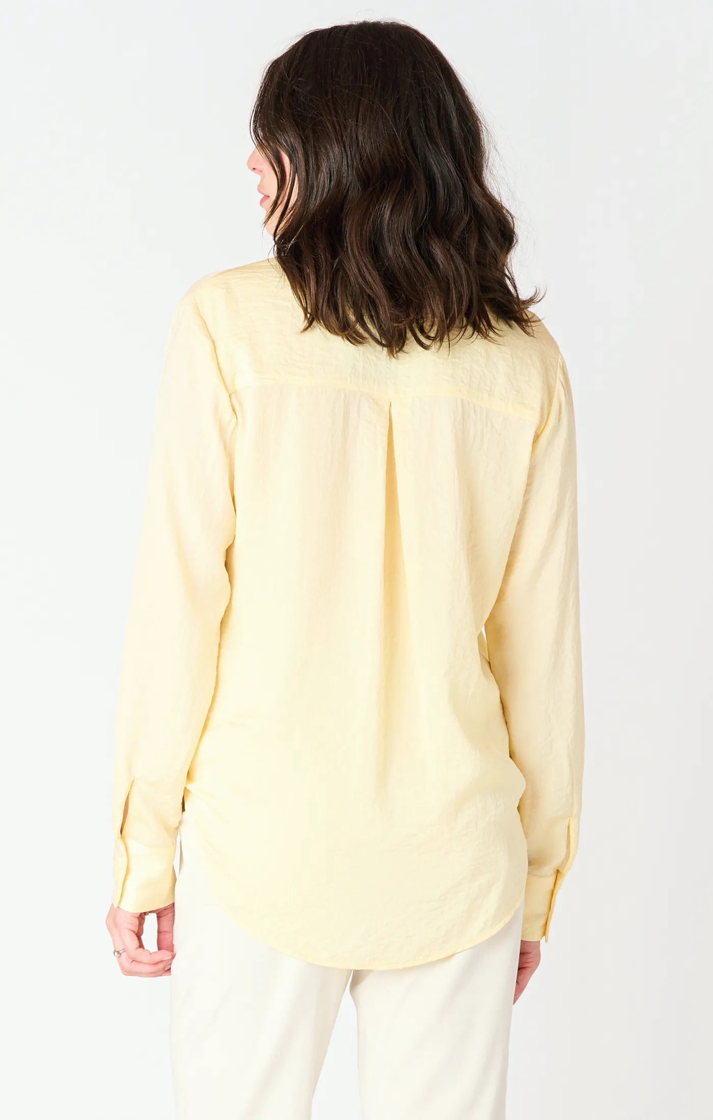 Flowy Satin Blouse | Lemon