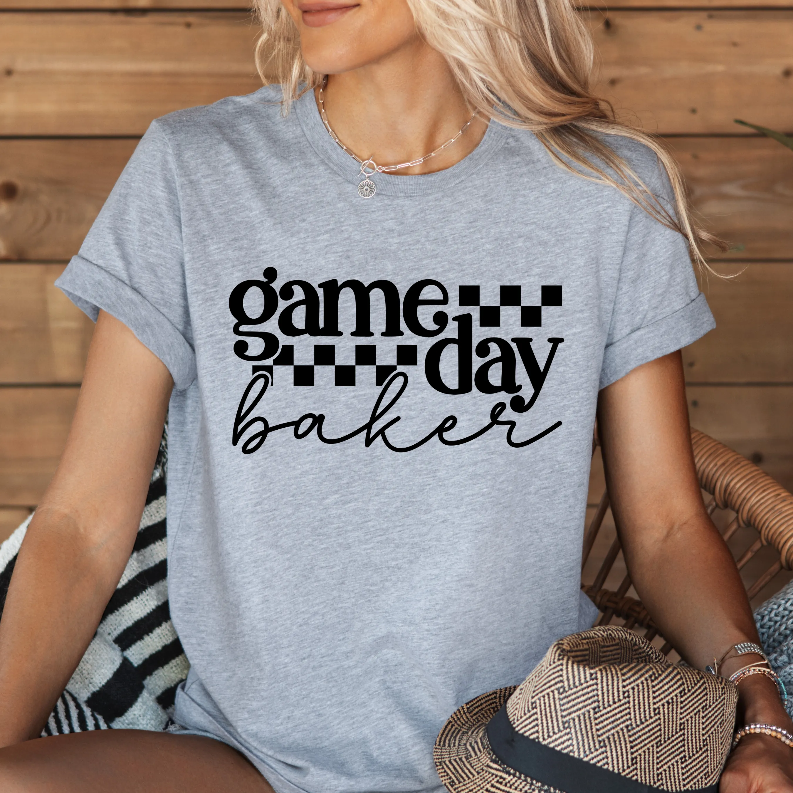 Game Day Baker [Black Design] - T-Shirt