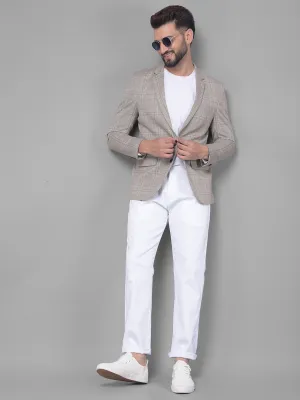Grey Checked Blazer