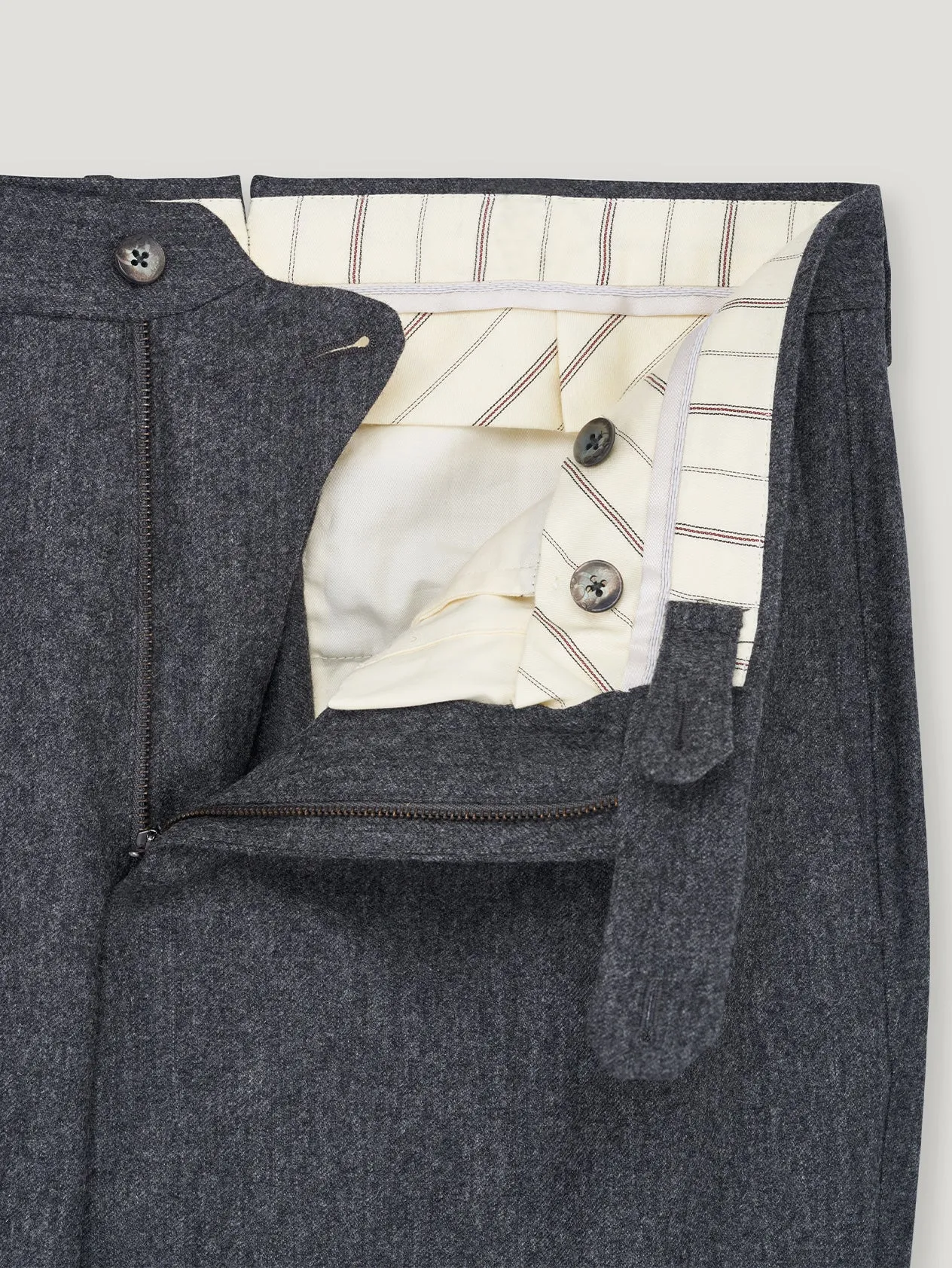 Grey Flannel Stretch Trouser