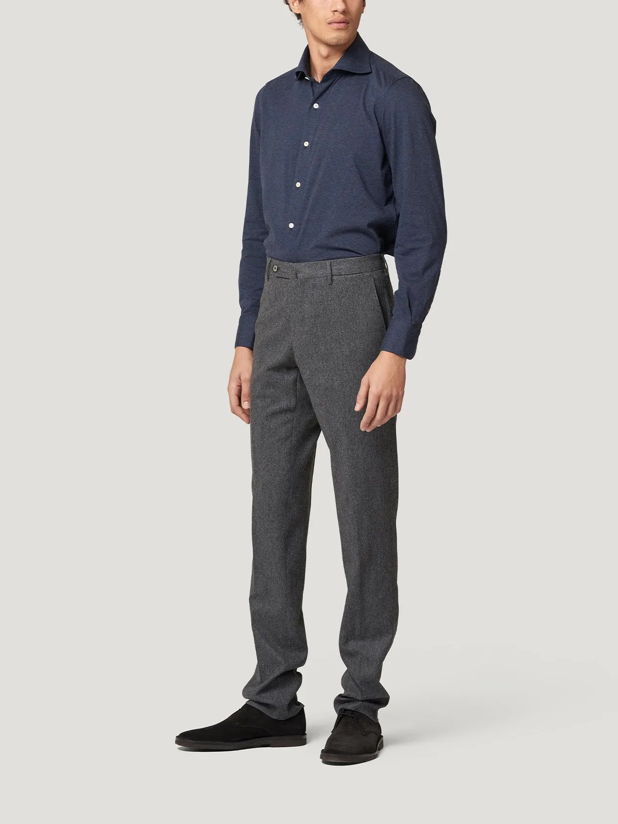 Grey Flannel Stretch Trouser