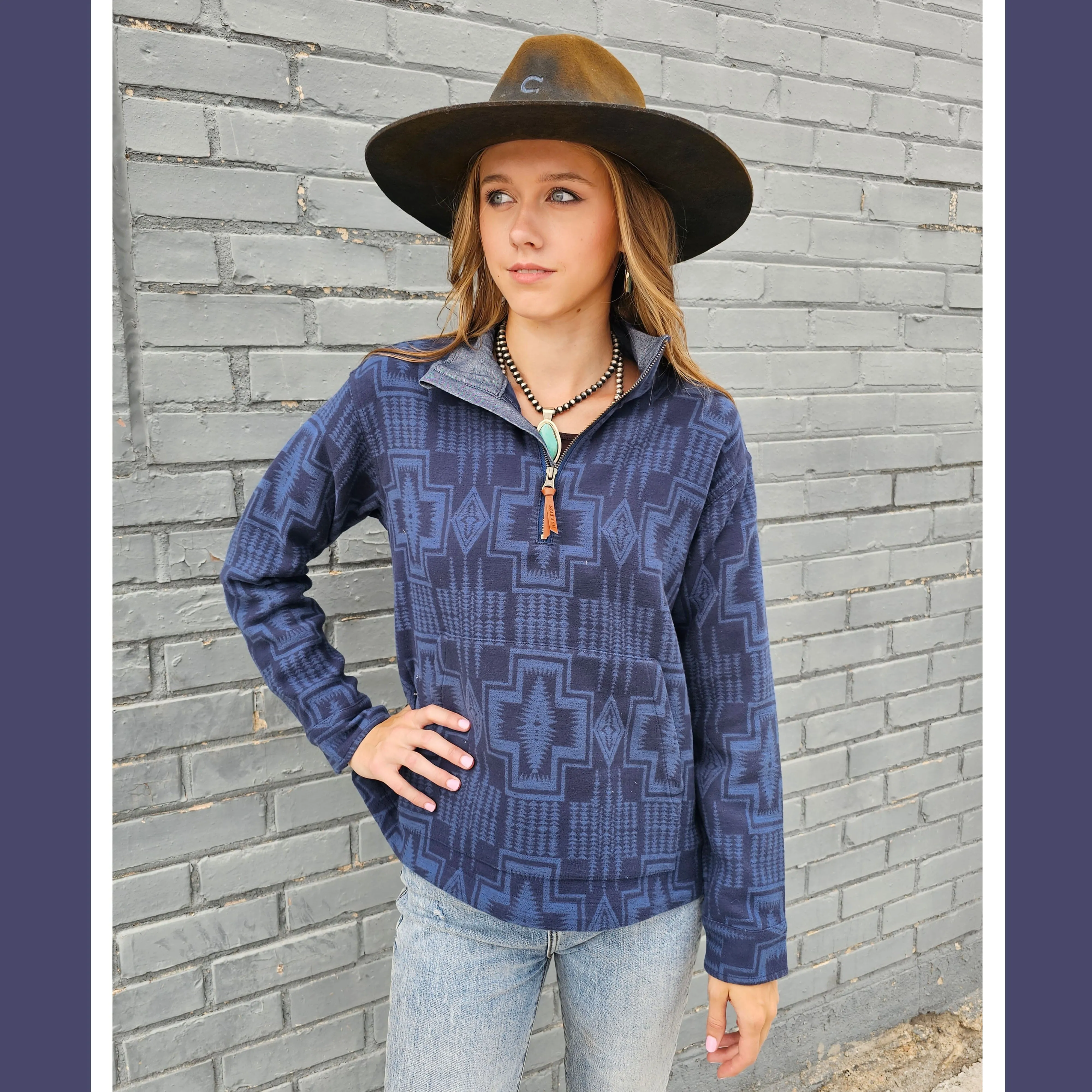 Harding Half-Zip Pullover - Pendleton - SHPD3