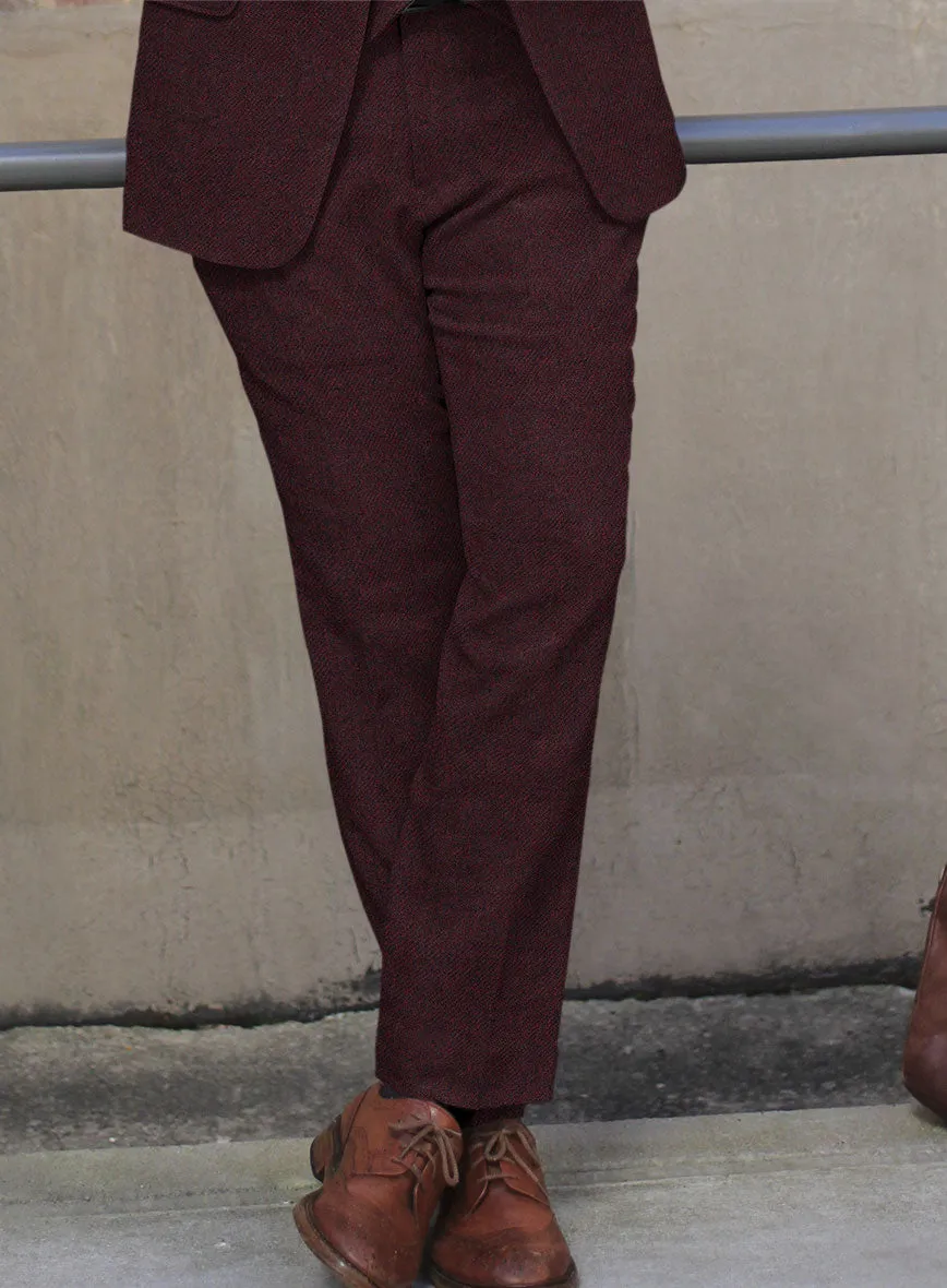Highlander Sangria Tweed Pants