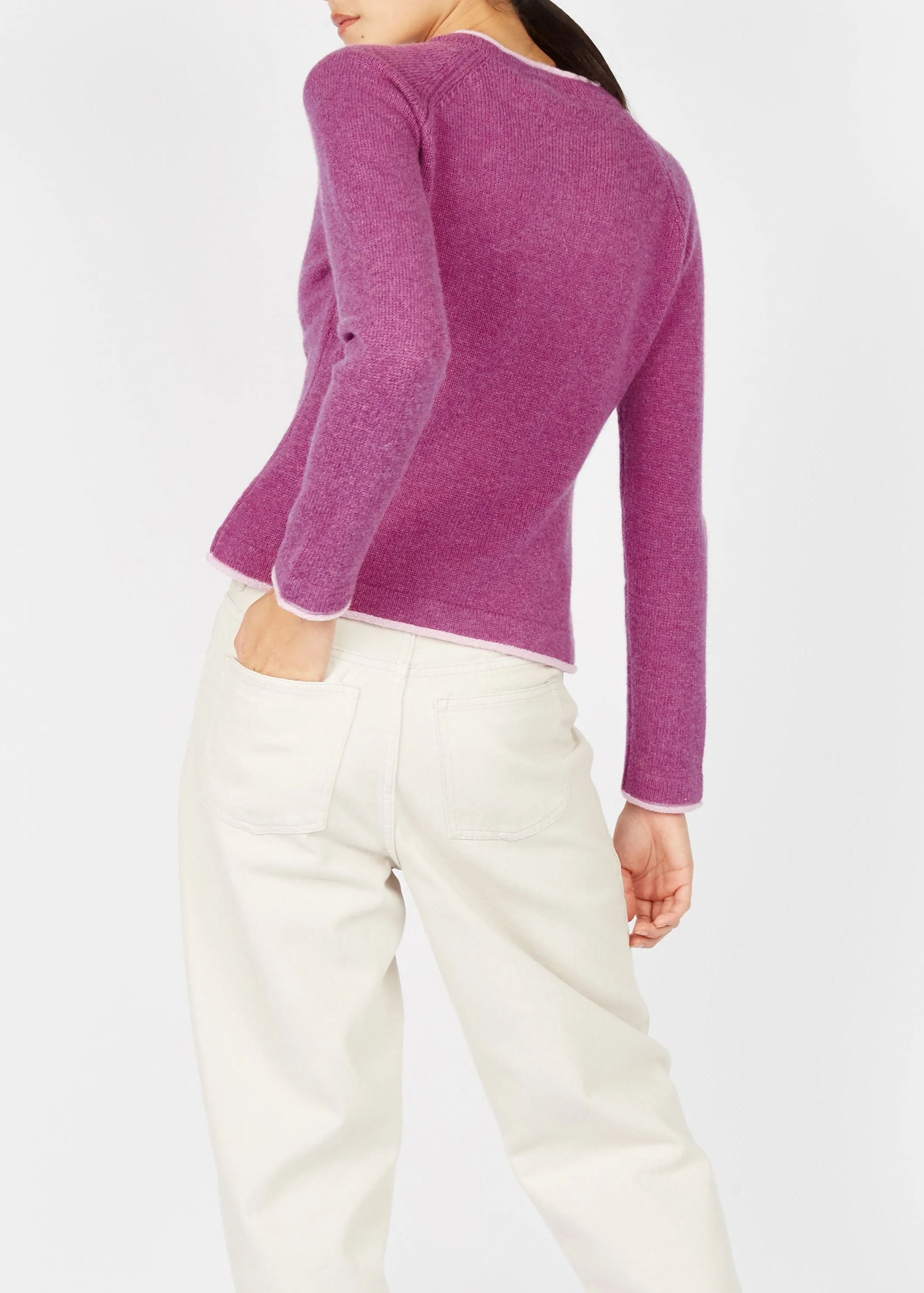 IrelandsEye Killiney Cardigan | Boysen Berry