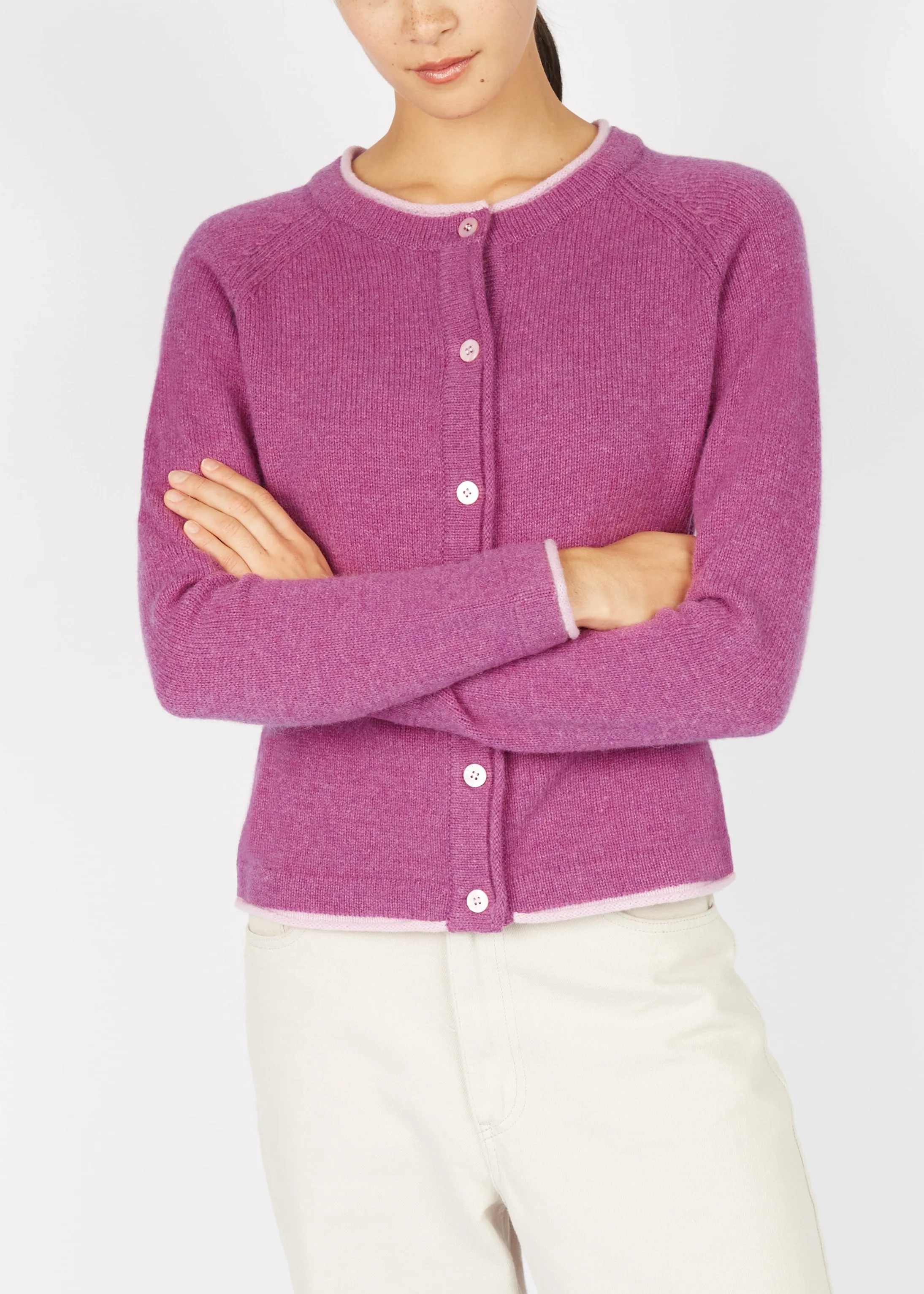 IrelandsEye Killiney Cardigan | Boysen Berry