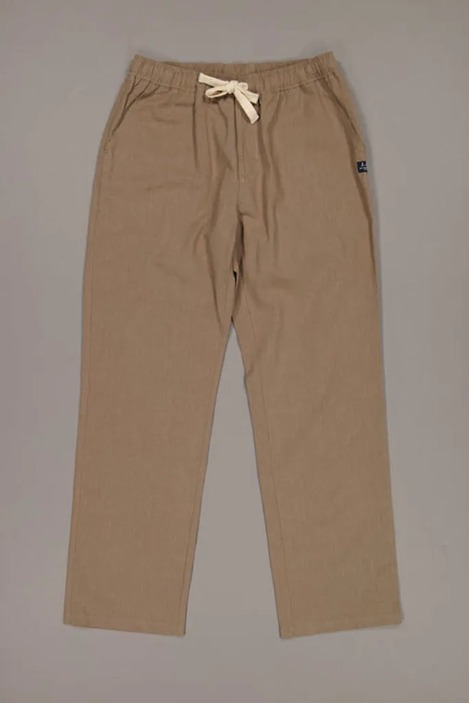 Just Another Fisherman Dinghy Linen Pants Light Brown