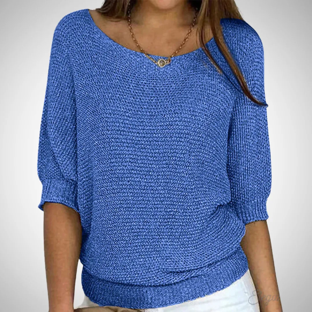 Katerina Cross-Knitted Sweater
