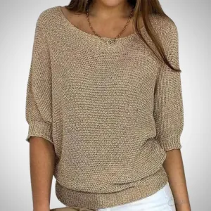 Katerina Cross-Knitted Sweater