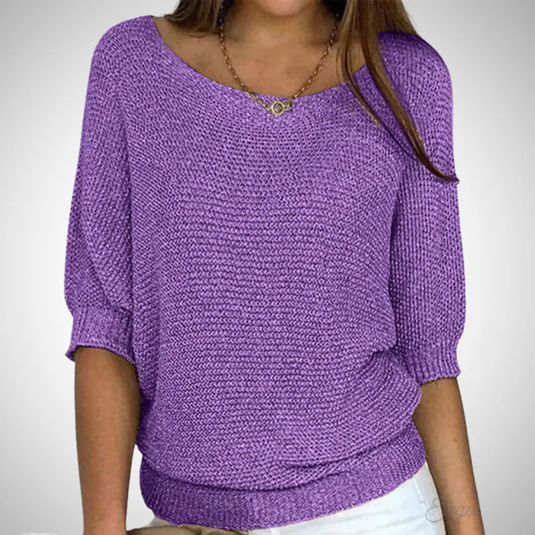 Katerina Cross-Knitted Sweater