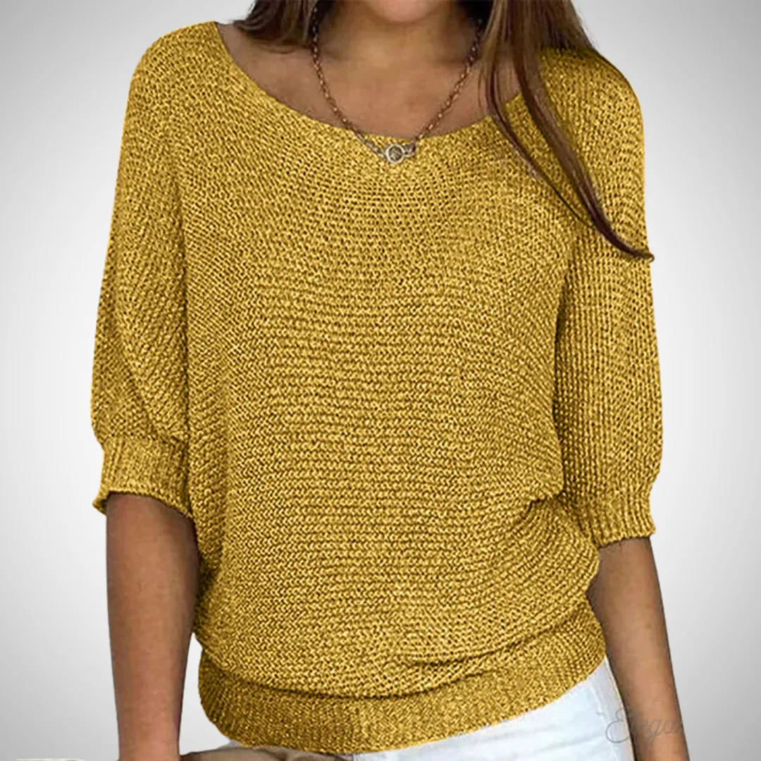 Katerina Cross-Knitted Sweater