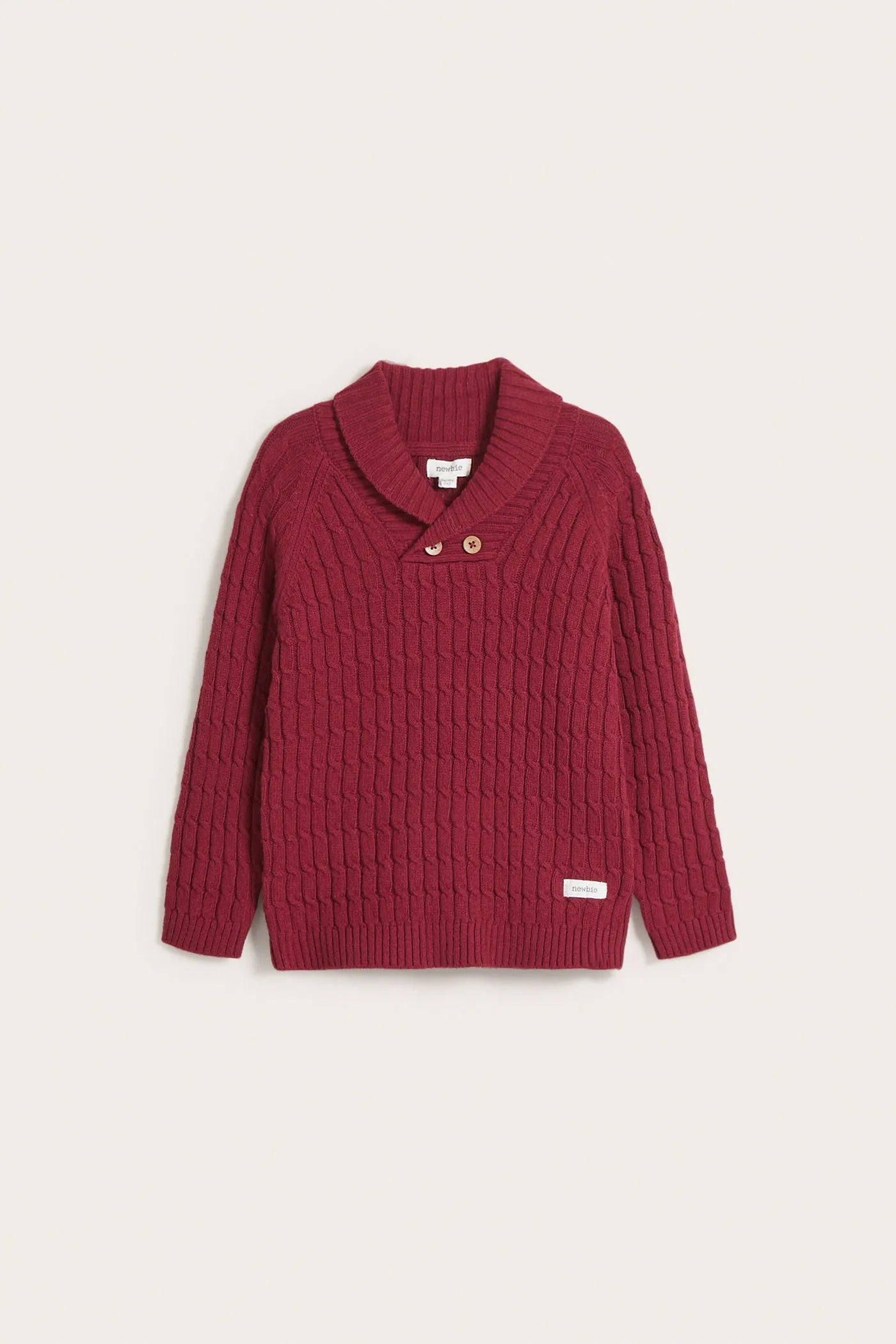 Kids' red knitted jumper