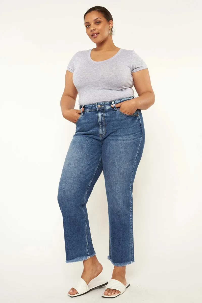 Kimber Curvy High Rise Slim Straight Jean