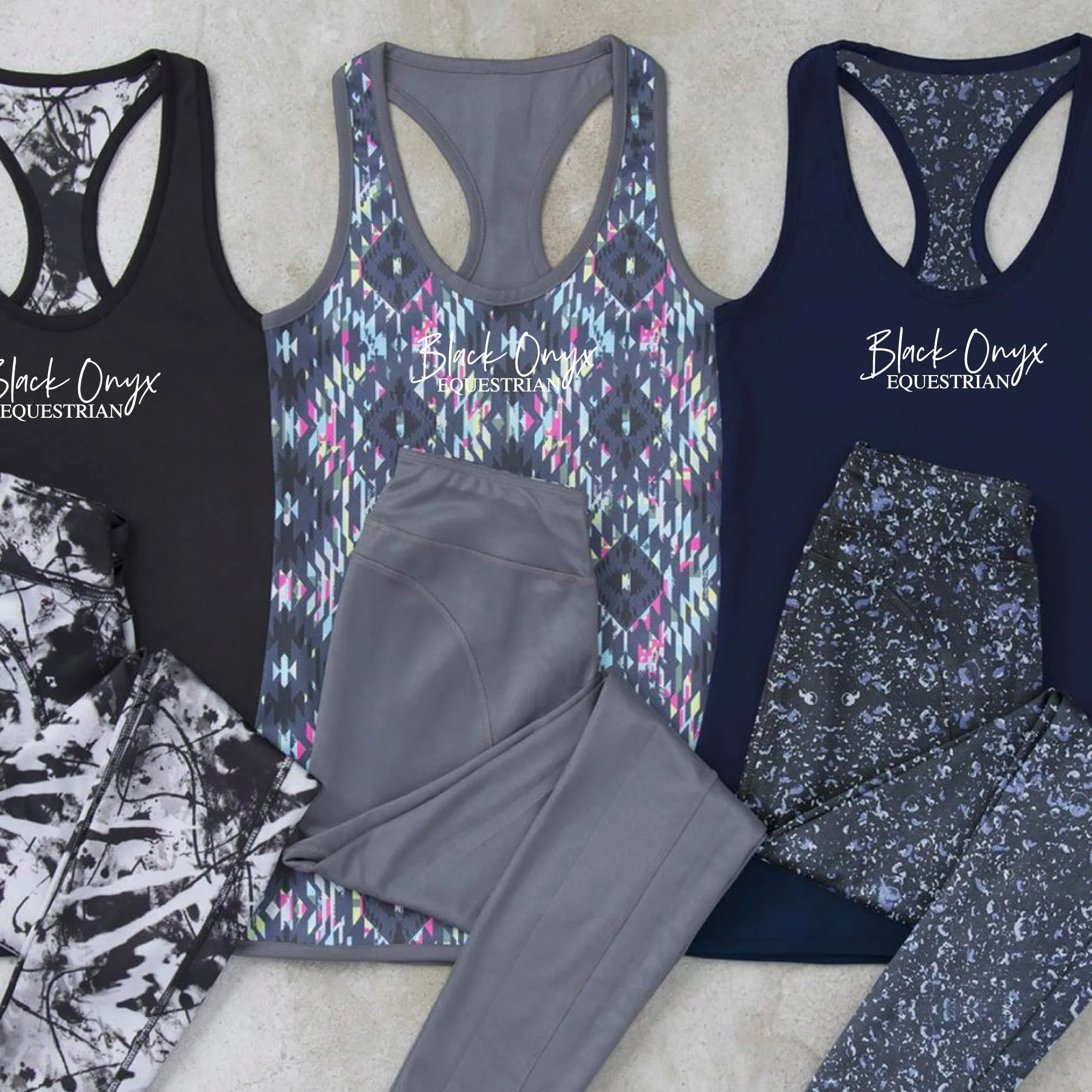 Ladies Reversible Mucker Leggings - Graffiti