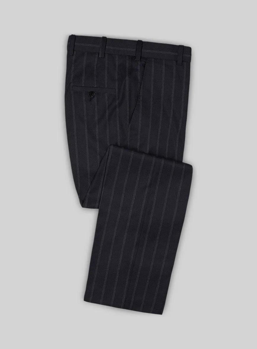 Lanificio Zegna Loop Dovana Blue Stripe Wool Suit