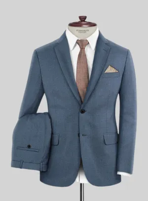 Lanificio Zegna Trofeo Prussian Blue Wool Suit