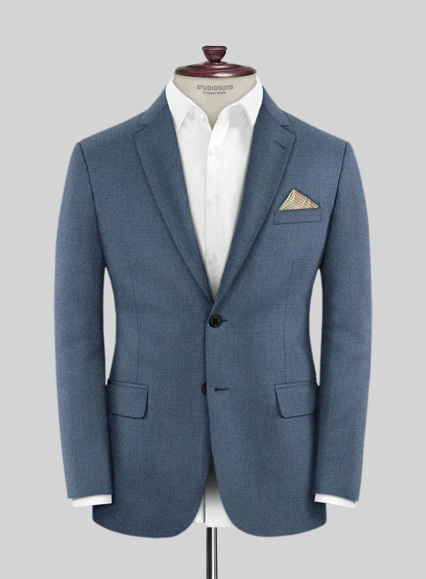 Lanificio Zegna Trofeo Prussian Blue Wool Suit